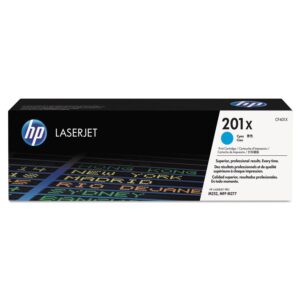 HP CF401X 201X High Yield Original LaserJet Toner Cartridge Cyan Single Pack