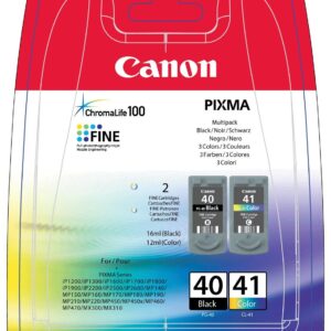Canon PG40/CL41 Ink Cartridges - Black/Colour
