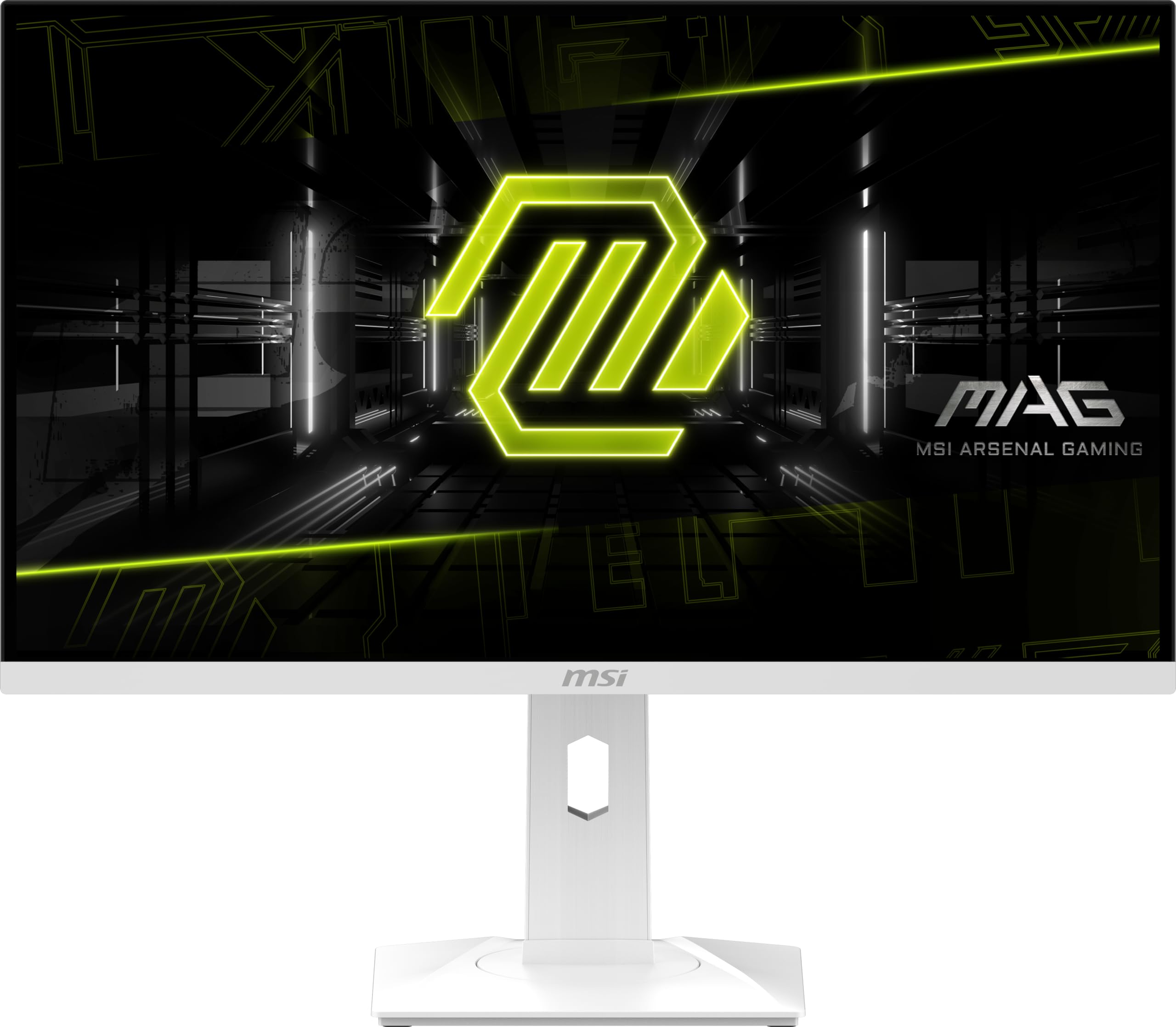 MSI MAG 274QRFW 27 Inch WQHD Gaming Monitor - 2560 x 1440 Rapid IPS Panel 180 Hz / 1ms GtG 123 sRGB Colour Gamut Frameless Design DisplayHDR 400 DisplayPort 14a HDMI 20b