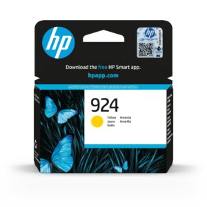 HP 924 (4K0U5NE) Yellow Original Printer Cartridge OfficeJet Pro 8124e 8122e 8132e 8135e 8134e 8125e All-in-One