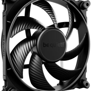 be quiet Silent Wings 4 140mm PWM fan optimized blades extraordinary high performance extremely air pressure virtually inaudible 6-pole motor fluid-dynamic bearing elegant look