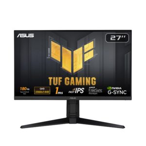 ASUS TUF Gaming VG27AQL3A Monitor 27-inch QHD(2560x1440) 180Hz Fast IPS 1ms Freesync Premium G-Sync compatible 130 Percent sRGB DisplayHDR 400