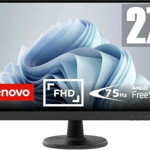 Lenovo D27-40 27 Inch PC Monitor FHD 1080p 75Hz IPS 4ms VGA and HDMI
