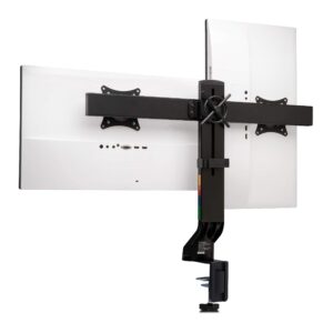 Kensington Monitor Arm with Vesa Mount - Space-Saving Small for Two Screens Height Adjustable Settings Dual Home Office Black (K55513WW)