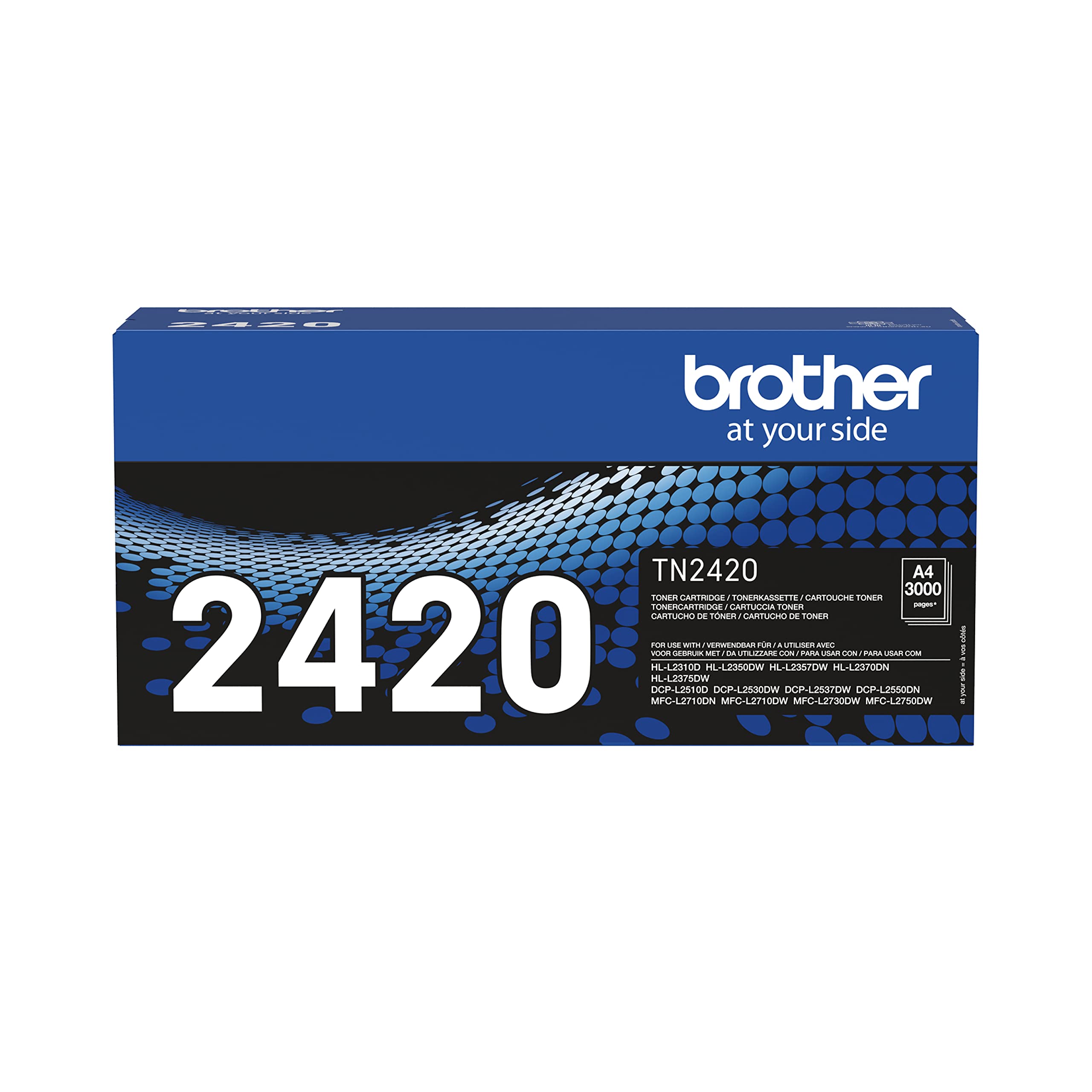 BROTHER TN-2420 Toner Cartridge Black Single High Yield includes 1 x Genuine Supplies