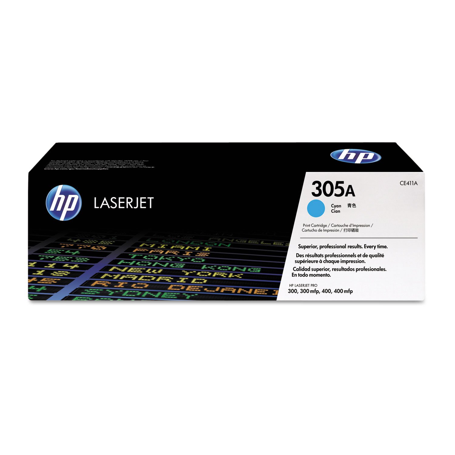HP CE411A 305A Original LaserJet Toner Cartridge Cyan Single Pack