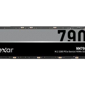 Lexar NM790 2TB SSD M2 2280 PCIe Gen4x4 NVMe 14 Internal Up to 7400MB/s Read 6500MB/s Write Solid State Drive for PS5 PC Laptop Gamers Professionals (LNM790X002T-RNNNG)