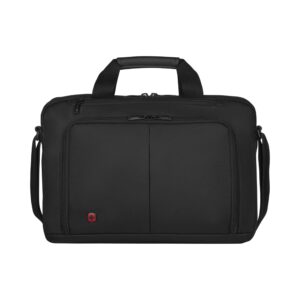 Wenger 601066 SOURCE 16" Laptop Briefcase Padded compartment with iPad/Tablet / eReader Pocket in Black 10 Litres