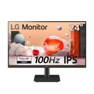 LG Electronics Monitor 22MR410-B 22 Inch Full HD 1080p 100Hz 5ms GtG VA Panel AMD FreeSync Smart Energy Saving Anti-Glare HDMI Matte Black
