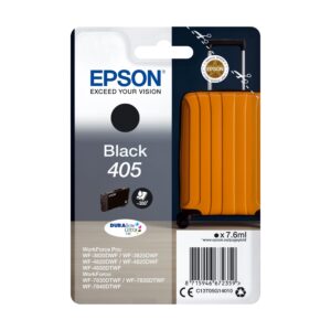 Epson 405 Black Suitcase Genuine DURABrite Ultra Ink Standard Capacity