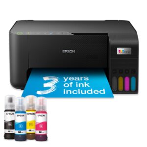 Epson EcoTank ET-2860 A4 Multifunction Wi-Fi Ink Tank Printer With Up To 3 Years Of Included Black