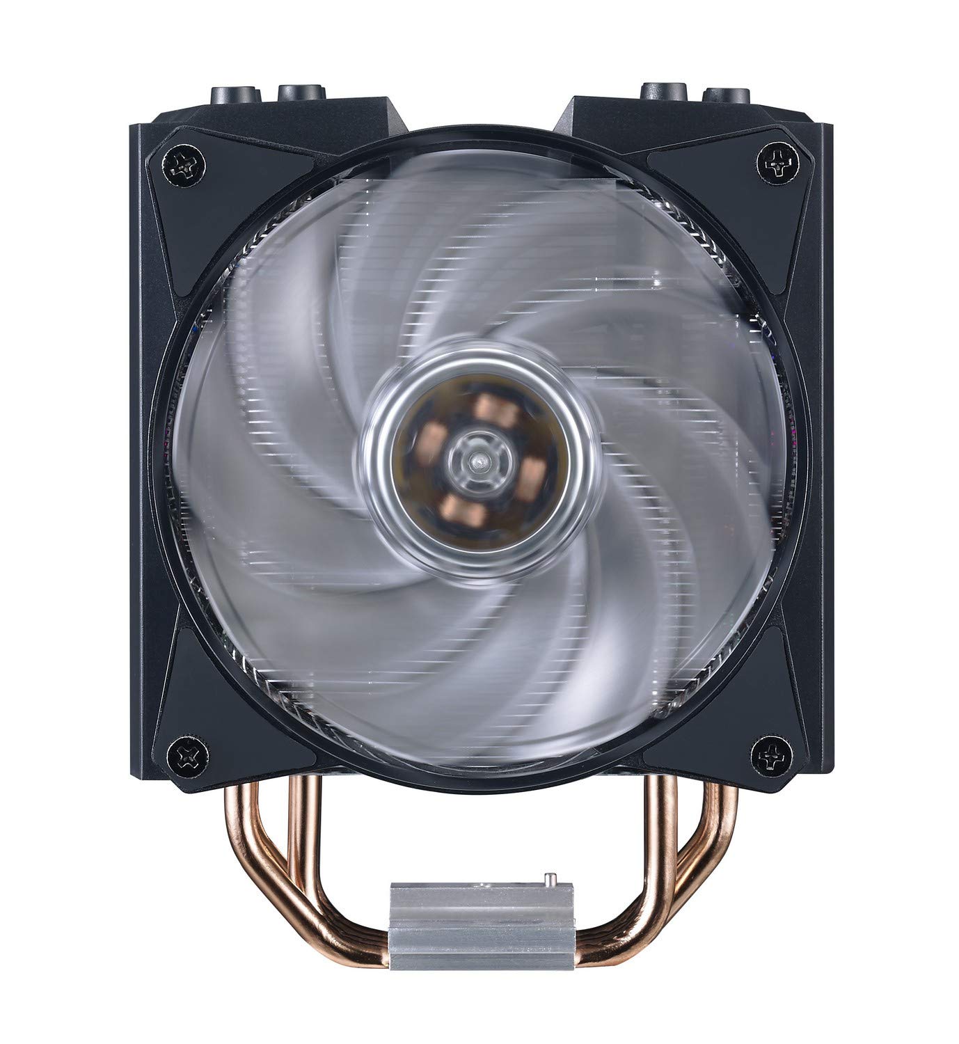 Cooler Master MasterAir MA410M CPU Cooling System - ARGB Hologram Effect 4 CDC 20 Heat Pipes with Thermal Detection Air Glide Armour and Push-Pull fans 5 Year Warranty