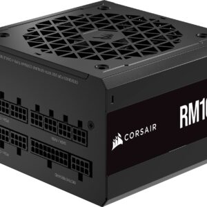 Corsair RM1000e (2023) Fully Modular Low-Noise ATX Power Supply - 30 & PCIe 50 Compliant 105C-Rated Capacitors 80 PLUS Gold Efficiency Modern Standby Support Black