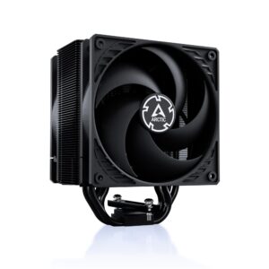 ARCTIC Freezer 36 (Black)- Single-tower CPU cooler with push-pull two pressure-optimised 120 mm P fans fluid dynamic bearing 200-1800 rpm 4 heatpipes incl MX-6 thermal compound