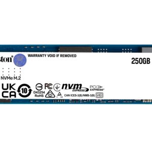 Kingston NV2 NVMe PCIe 40 Internal SSD 250GB M2 2280 - SNV2S/250G