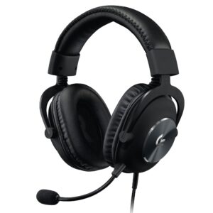 Logitech G Pro X SE Wired Gaming Headset with Microphone: Detachable Mic DTS Headphone:X 71 Memory Foam Ear Pads 50 mm Drivers USB DAC Incl for PC Xbox One Series XS PS5 PS4 - Black