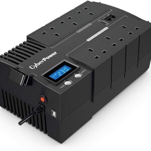 Cyberpower BR1200ELCD-UK BRICs Series 1200VA/720W 6 UK Outlets (3 Surge only 3 UPS and Surge) 1 USB Charging Port AVR Brick Format