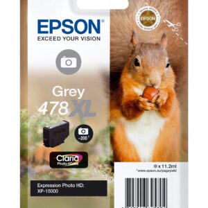 Epson 478XL Grey Photo HD Inkjet Cartridge C13T04F64010