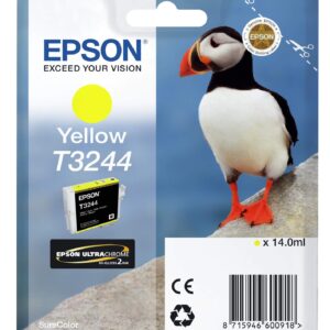 Epson C13T32444010 Ink Cartridge for Printer Yellow Genuine
