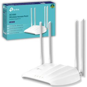 TP-Link Dual Band AX1800 Gigabit Wi-Fi 6 Access Point Supports Passive PoE Range Extender Multi-SSID and Client modes Boosted Coverage (TL-WA1801) (Package may vary)