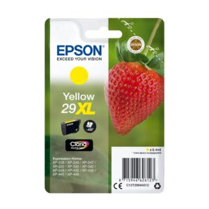 Epson 29XL Yellow Strawberry High Yield Genuine Claria Home Ink