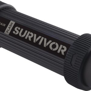 Corsair CMFSS3B-32GB Flash Survivor Stealth 200 m 32 GB USB 3 Rugged Design Water Proof Drive - Black