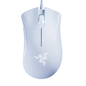Razer DeathAdder Essential (2021) - Wired Gaming Mouse (Optical Sensor 6400 DPI 5 Programmable Buttons Ergonomic Form Factor) White