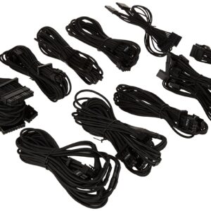 Corsair CP-8920222 Premium Individually Sleeved PSU Cables Pro Kit Red 2 Year Warranty Black