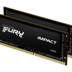 Kingston FURY Impact 16 (2 x 8 GB) 3200MHz DDR4 CL20 Laptop Memory Kit of 2 KF432S20IBK2/16