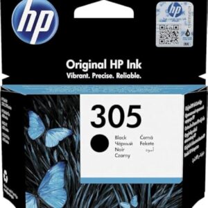 HP 305 Black Original Ink Cartridge Standard W125916837 (Cartridge Yield Pigment-based 2 ml 120 pages 1 pc(s) Single pack)