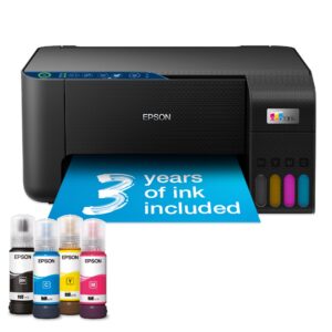 Epson EcoTank ET-2861 A4 Multifunction Wi-Fi Ink Tank Printer With Up To 3 Years Of Included Black