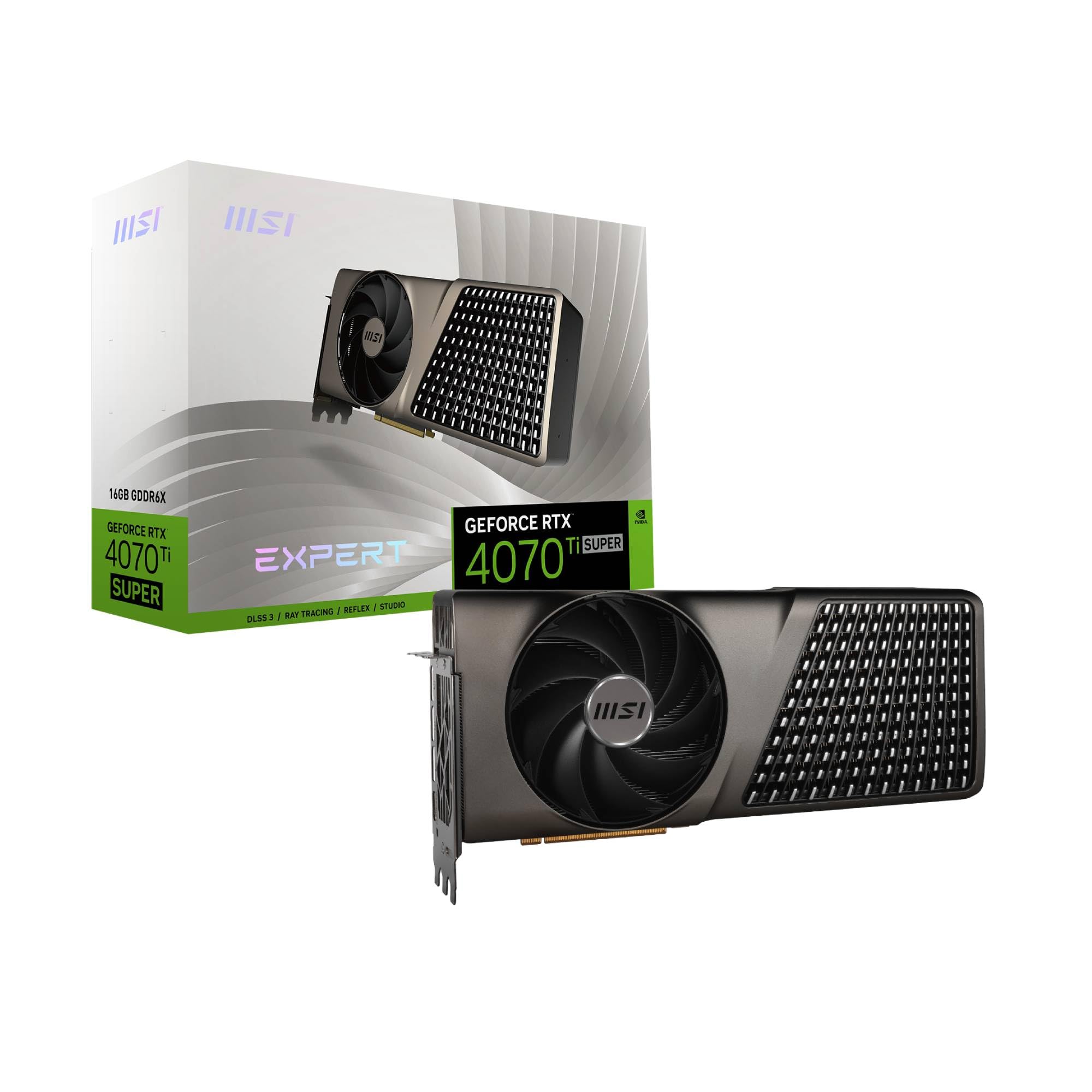 MSI GeForce RTX 4070 Ti Super 16G Expert (16GB GDDR6X/PCI Express 40/2670MHz/21000MHz)