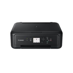Canon Pixma TS5150 Colour Ink Jet All-in-One (Print Scan Copy 2 Fine Print Heads with) WLAN App Automatic Duplex Printing Black