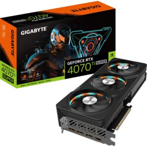 Gigabyte GeForce RTX 4070 Ti SUPER GAMING OC Graphics Card - 2655MHz Core 16GB GDDR6X 21000MHz 256-bit Memory PCI-E 40 3x DP 14 1x HDMI 21a NVIDIA DLSS 35 GV-N407TSGAMING OC-16GD