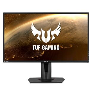 ASUS TUF Gaming VG27AQ HDR Monitor - 27 Inch WQHD (2560 x 1440) IPS 155Hz ELMB Sync G-SYNC Compatible Adaptive-sync 1 ms (MPRT) HDR10 Black