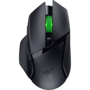 Razer Basilisk V3 X HyperSpeed - Customizable Wireless Gaming Mouse (Iconic Ergonomic Form with 9 Customisable Controls 5G Advanced 18K Optical Sensor Chroma RGB) Black