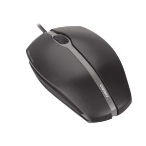 CHERRY GENTIX CORDED Wired Mouse Precise Scroll Wheel Optical Sensor Symmetrical Design for Left and Right-Handers Cable 18 m USB 20 Black