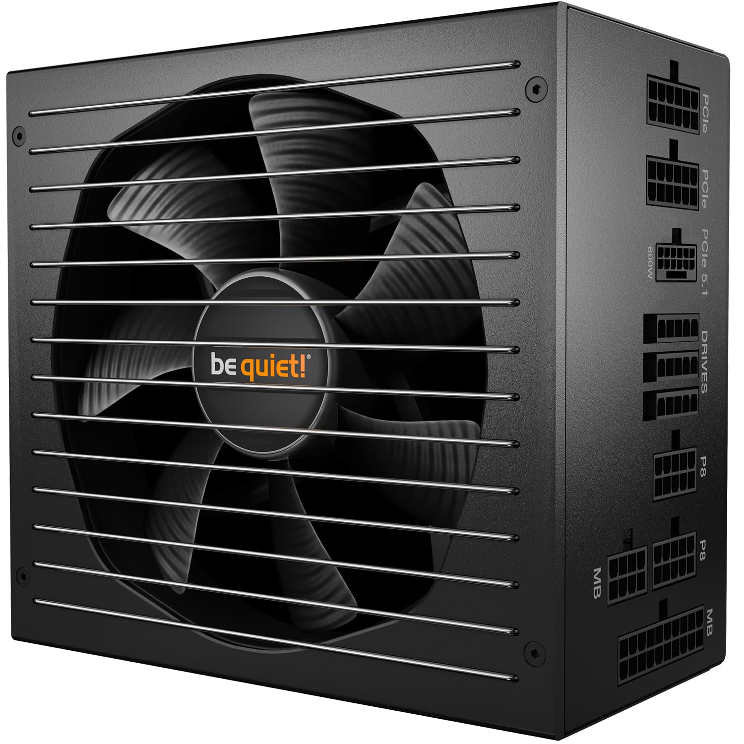 be quiet Straight Power 12 1000W supply ATX 30 80 PLUS Platinum virtually inaudible Silent Wings fan for PCIe 50 and 6+2 graphics cards 12VHPWR cable included