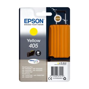 Epson 405 Yellow Suitcase Genuine DURABrite Ultra Ink Standard Capacity