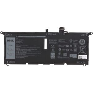 Dell Battery 52Wh 4-Cell 6500mAh XPS 13 9305 9370 9380 7390 Inspiron 7400 5391 5390 7490 7391 2-in-1 Latitude 3301 P82G P130G P114G P44G Type: PART4YOU DXGH8 H754V G8VCF