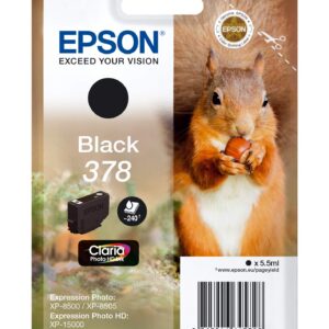 Epson C13T37814020 Inkjet Cartridge - Black