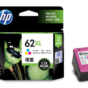HP 62XL High Yield Tri-colour Original Ink Cartridge Page 415 (P/N C2P07AE)