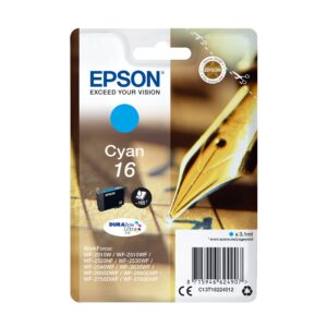 Epson 16 Cyan Pen & Crossword Genuine DURABrite Ultra Ink