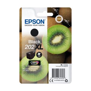 Epson 202XL Black Kiwi High Yield Genuine Claria Premium Ink Cartridge