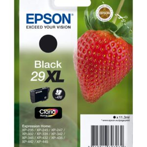 Epson Strawberry Ink Cartridge for Expression Home XP-445 Series - Black XL