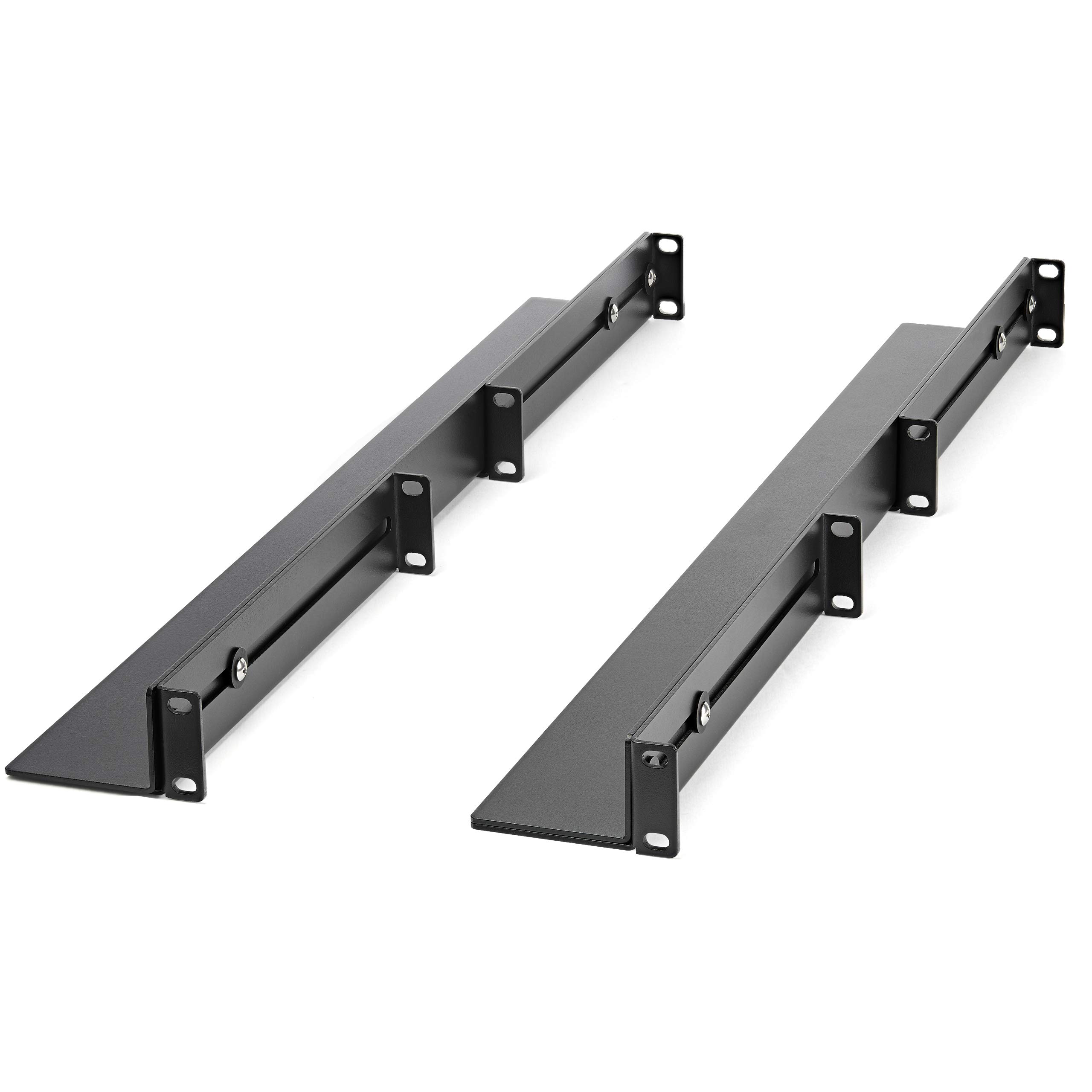 StarTechcom 1U 19 inch Server Rack Rails - 24-36 Adjustable Depth Universal 4 Post Mount Network Equipment/Server/UPS Mounting Rail Kit HPE ProLiant Dell PowerEdge (UNIRAILS1UB)