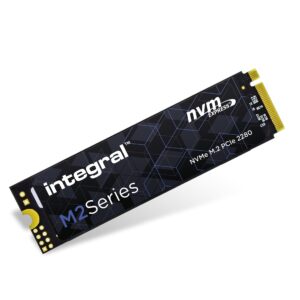 Integral SSD 512GB NVME M2 2280 PCIe Gen3x4 R-3450MB/s W-2400MB/s TLC M1 Solid State Drive