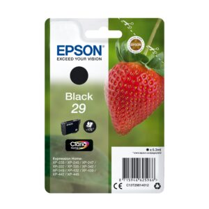 Epson T298140 29 Black Strawberry Genuine Claria Home Ink