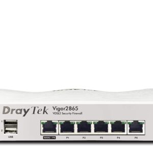 DrayTek Vigor 2865 VPN Firewall Router VDSL2 35b/ADSL2+ Dual-WAN Integrated VDSL modem VoIP Small Business