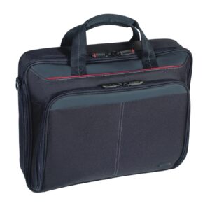 Targus Laptop Bag Fits up to 156" Padded Adjustable Shoulder Strap Compact and Lightweight Multiple Pockets for Travel Business - Black